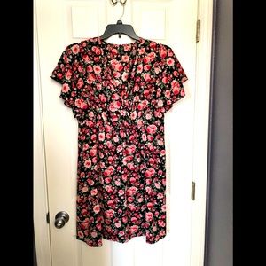 Pretty Floral Print Dress